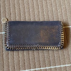 Stella McCartney Falabella Continental Wallet Navy